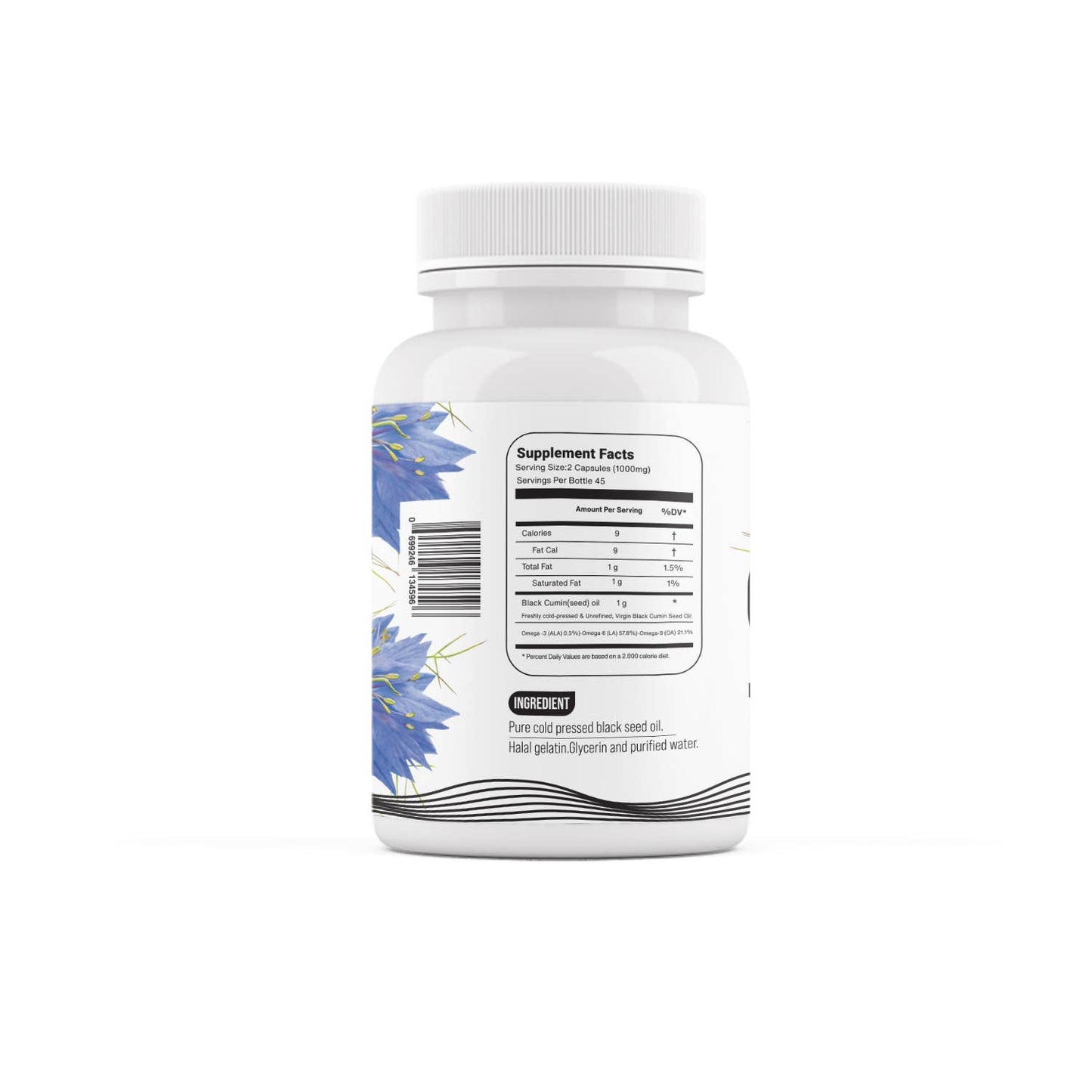 Black Seed Oil 500mg Gelcap 90