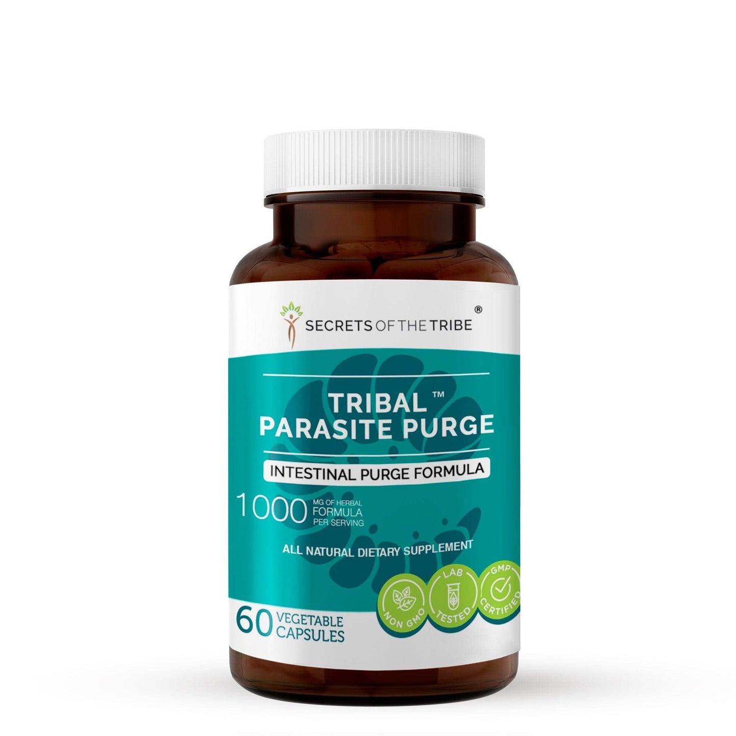 Tribal Parasite Purge Capsules. Intestinal Purge Formula: 60 Capsules