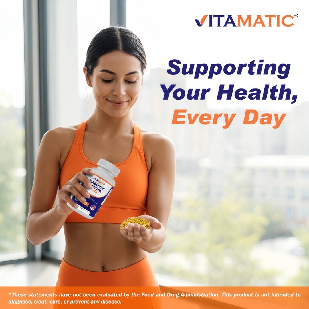 Vitamatic Berberine + Ceylon Cinnamon | 240ct