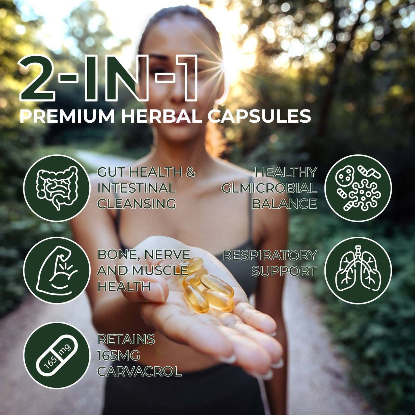 SANURA WELL Oregano Oil with Black Seed Oil Softgel 6200 mg