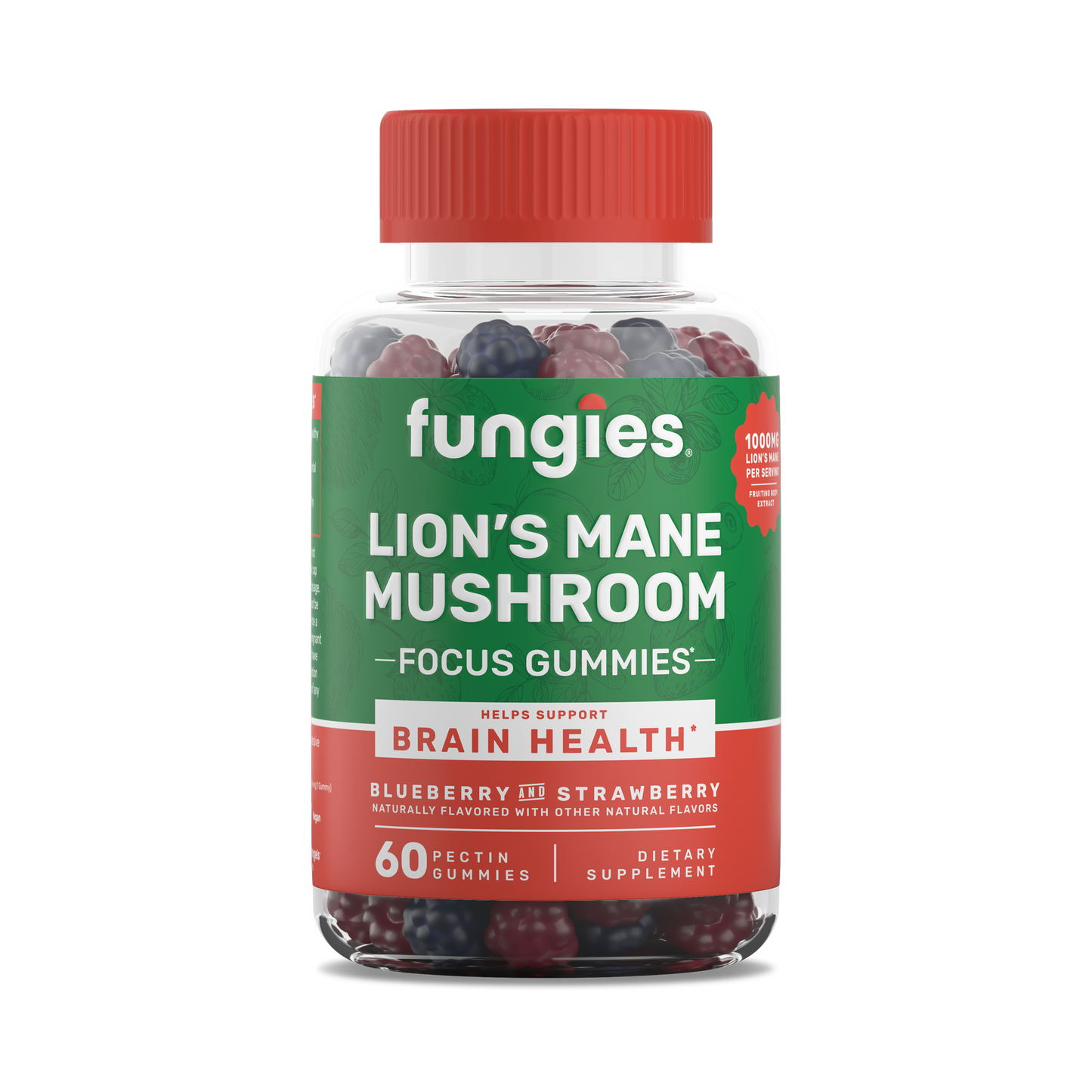 Fungies Lion's Mane Mushroom Brain Health Gummies