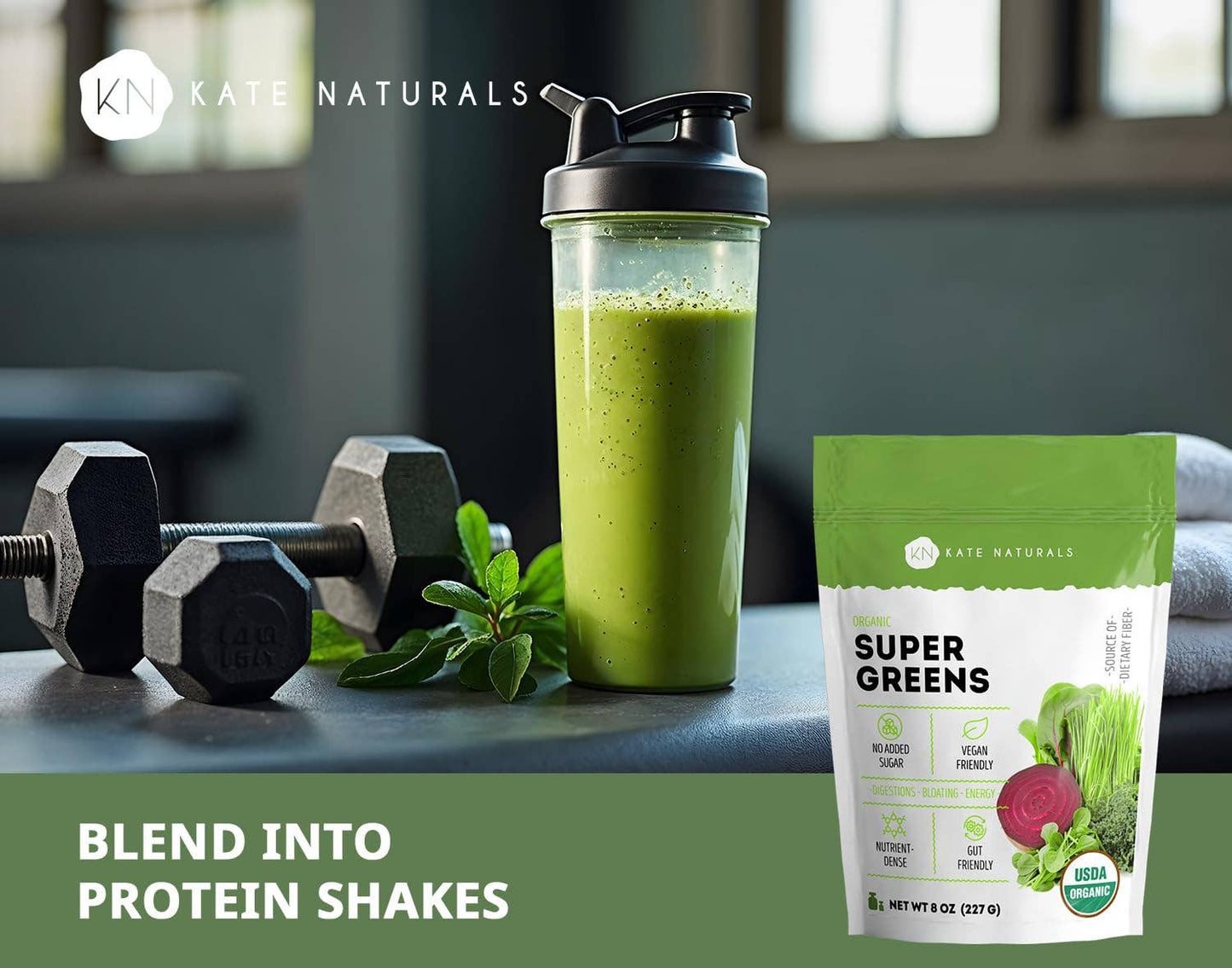 Organic Super Greens Powder 8oz