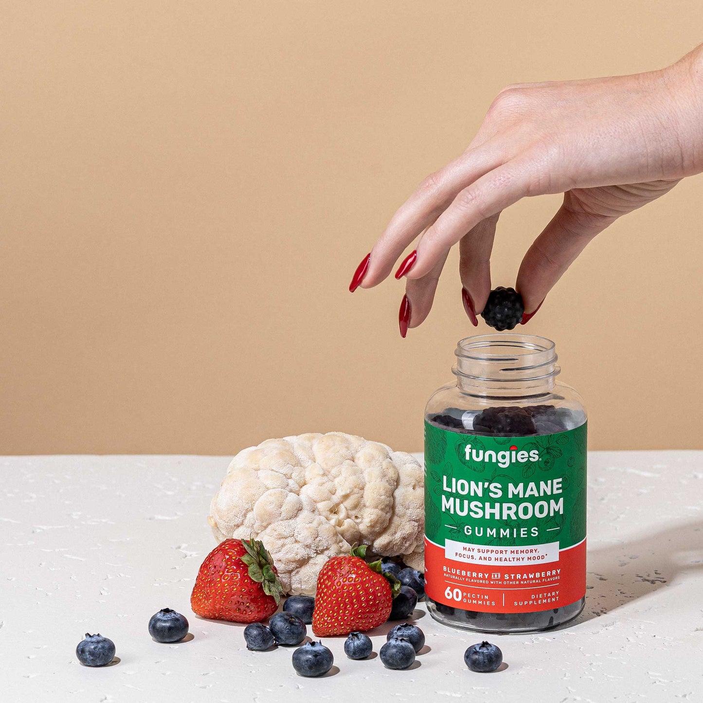 Fungies Lion's Mane Mushroom Brain Health Gummies