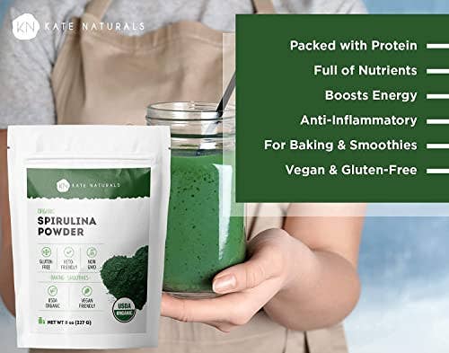 Organic Spirulina Powder: Medium