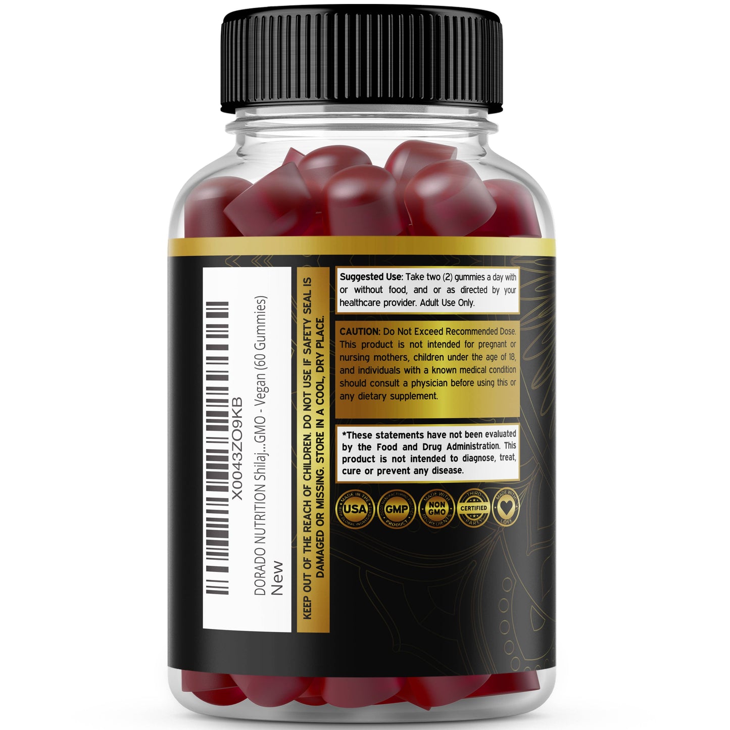 Shilajit Gummies - (60 Gummies)