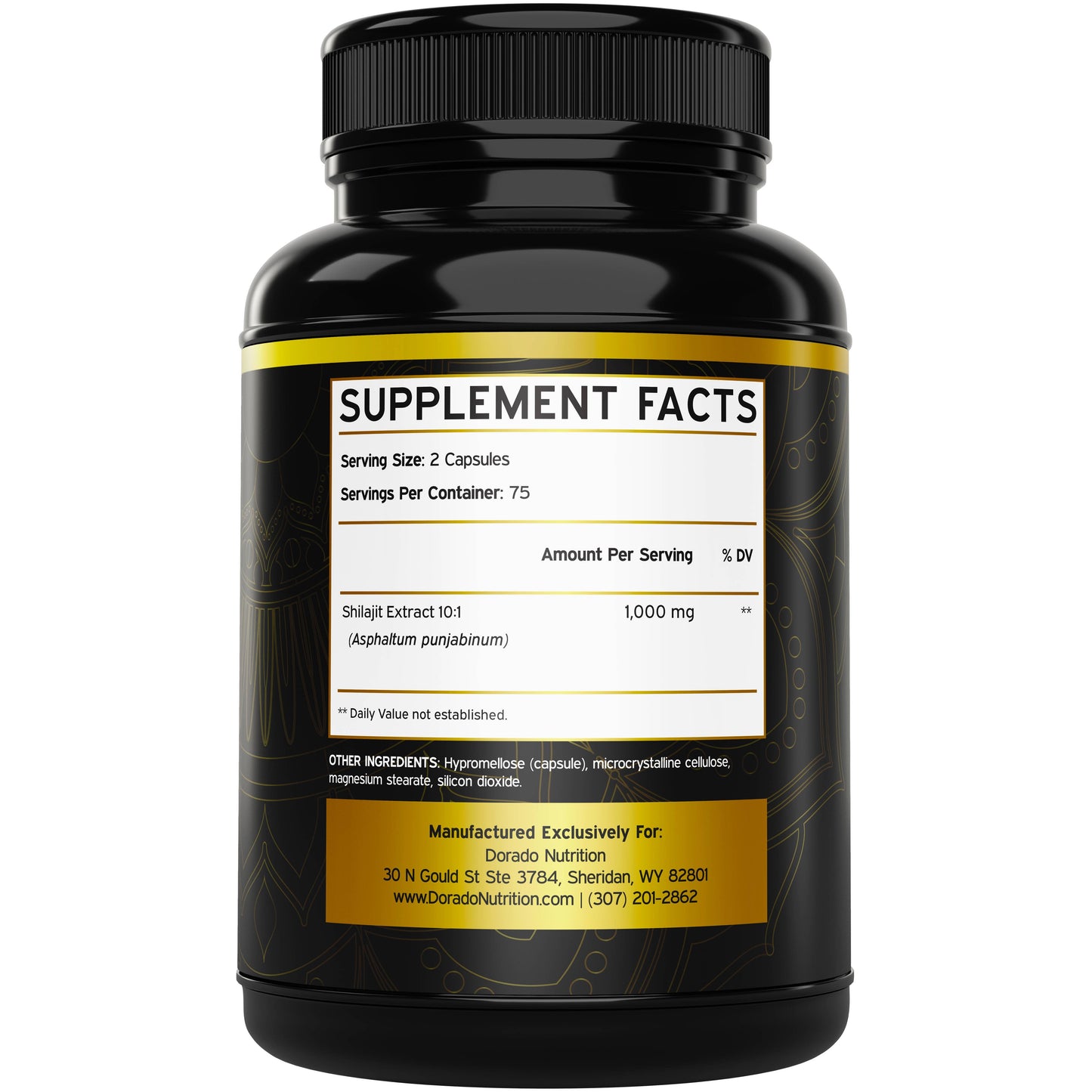 Shilajit Supplement 10,000mg (150 Capsules)