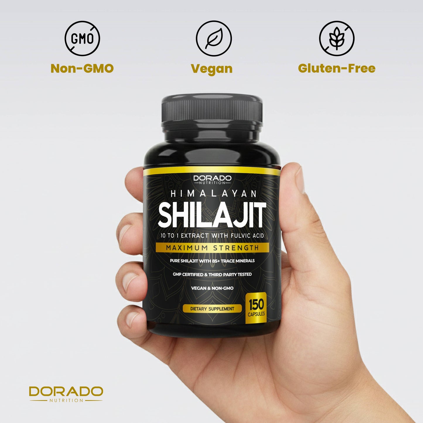 Shilajit Supplement 10,000mg (150 Capsules)