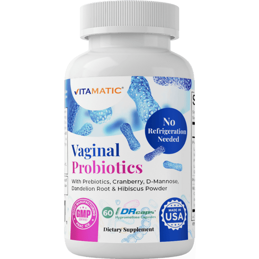 Vitamatic | Vaginal Probiotics 20 Billions 60 DR Capsules
