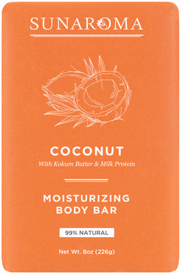 Sunaroma Coconut Moisturizing Body Bar