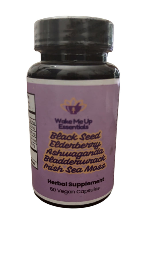 Elderberry, Sea Moss, Ashwagandha, and More Herbal Capsules