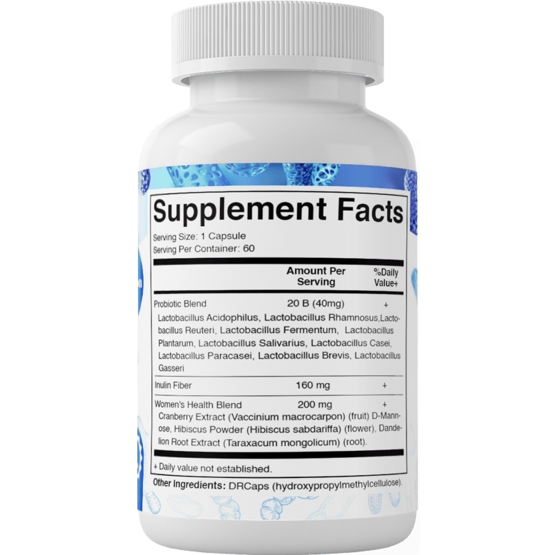 Vitamatic | Vaginal Probiotics 20 Billions 60 DR Capsules