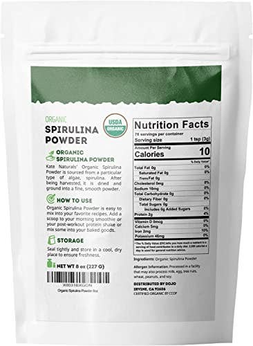 Organic Spirulina Powder: Medium