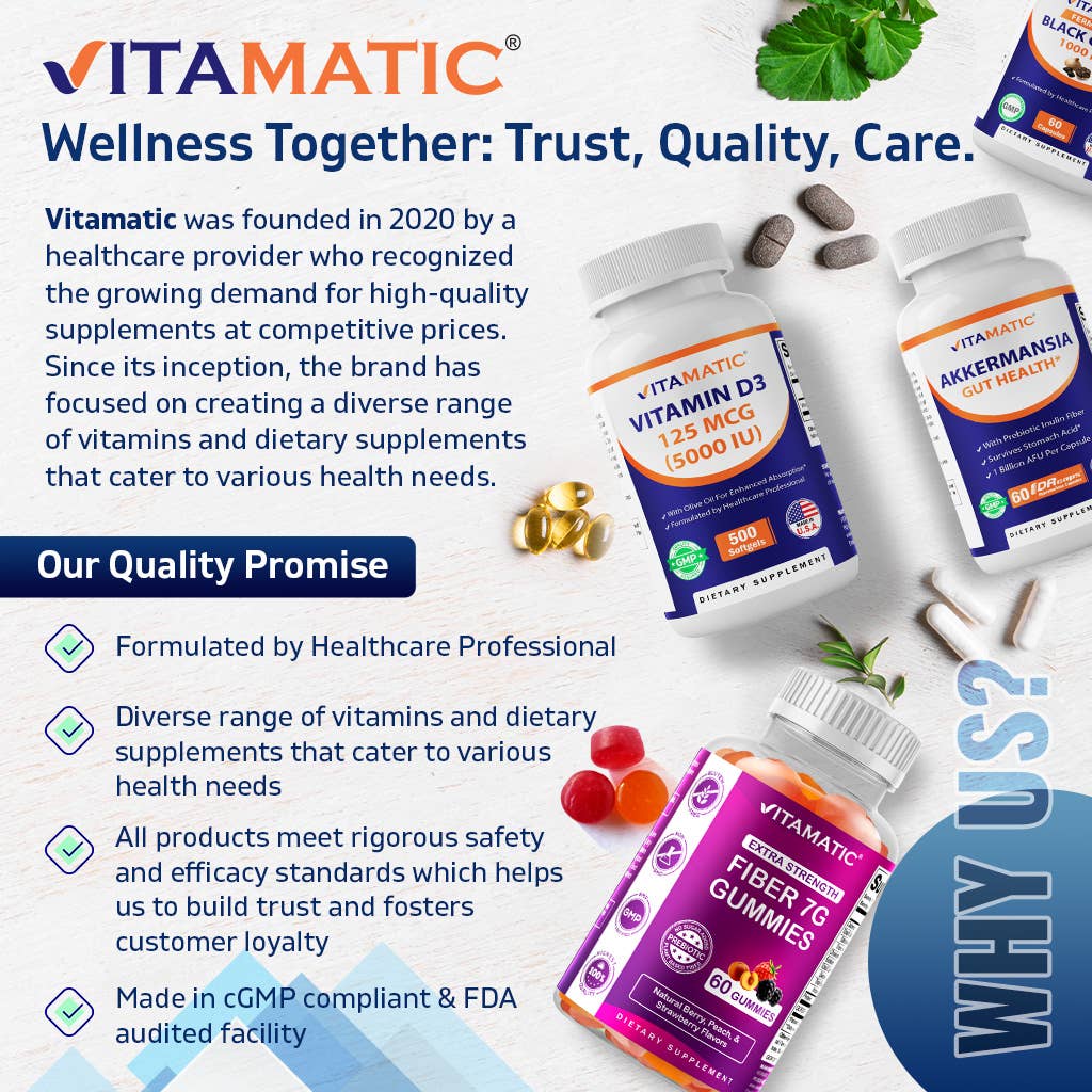Vitamatic Boric Acid 600mg | 60 Vaginal Suppository