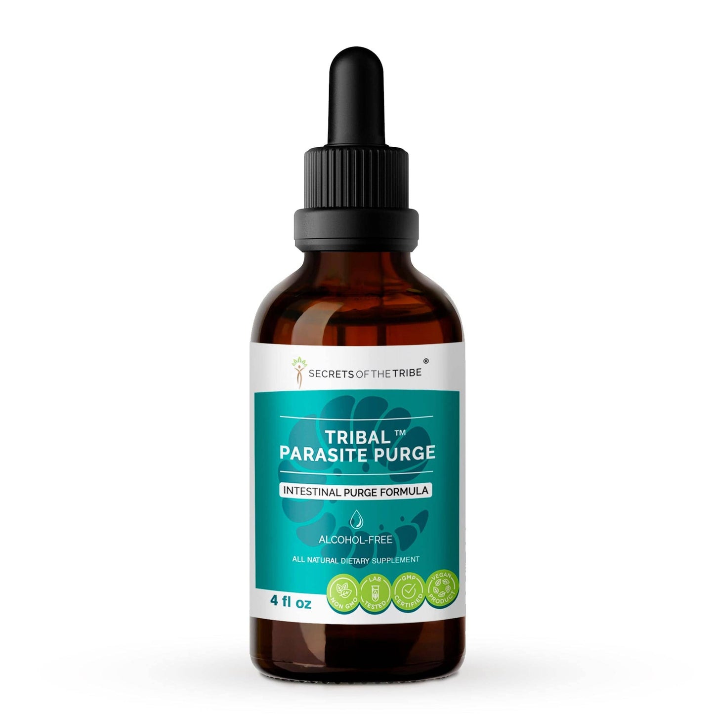 Tribal Parasite Purge. Intestinal Purge Formula: 2 FL OZ / Alcohol-FREE